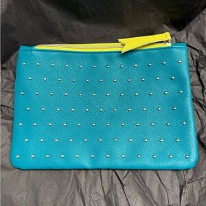 Blue makeup travel bag pouch